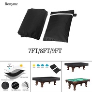 Ronyme Pool Table Cover 8ft 7ft 9ft Snooker Waterproof Tearproof Billiards Felt Protector for Game R