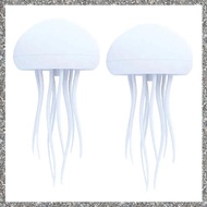 (GJFZ) LED Jellyfish Lamp RGB Gradient Jelly Fish Light Lamp Voice Control Jellyfish Light Rechargea