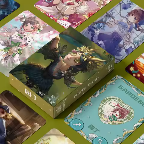 55pcs/Box Identity V Gardener Lisa Beck Emma Woods Mini Card Laser Lomo Card Fans Collection Gifts
