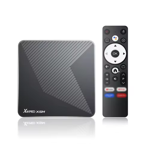 Android 14 TV BOX X88 PRO X5M Amlogic S905X5M(S905A) Quad Core 4K 1000M Ethernet BT 5.0 Voice Remote