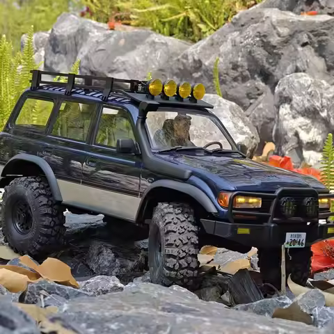 FMS LC80Pro V2 FCX10 1:10 RC Car Toyota Simulation Brushless Rc Rock Crawler LC80 Pro Off-road Truck