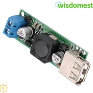 WISDOMEST DC-DC Converter Module, 6V-35V To 5V 3A Single USB Buck Module, Step Down Converter 59*21*