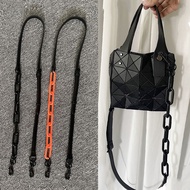 Ingenious Suitable Issey Miyake mini Bag Strap Genuine Leather Acrylic Bag Chain Bag Cross-body Shoulder Strap Chain Accessories Leather Plus Chain