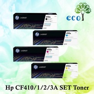 Original LaserJet Toner Cartridge HP 410A - CF410A (Black) / CF411A (Cyan) / CF412A (Yellow) / CF413