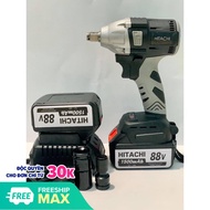 máy siết bulong HITACHI 88v 2 pin - siết bulong hitachi - siết bulong 24mm bảo hành 12 tháng - đầy đ
