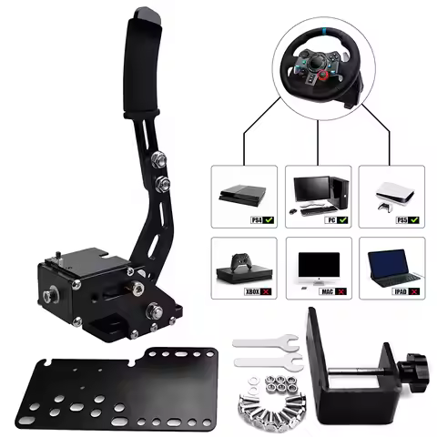 PS4 PS5 PC USB Handbrake Suit For Logitech G25/G27/G29 T500 Brake System Racing Game Part