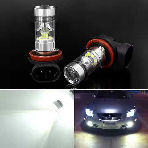 2XCanbus H8 H11 LED Fog Light Bulb For LEXUS GS460 GS430 GX400 RX450h RX200t SC430 CT200h RX270 LS43