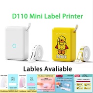 Mini Labeler Bluetooth Wifi Printer Thermal Portable Labeler Labeler D110