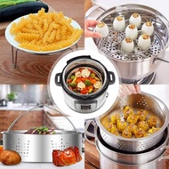 weroyal 3 PCS Food Steamer Basket Steamer Rack Steamed Eggs Stand Steaming Rack Pressure Cooker Part for Steaming Eggs a