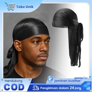 Durag Silk Headband Durag Long Tail Bandana Durag Hip Hop Breathable Pirate Hat