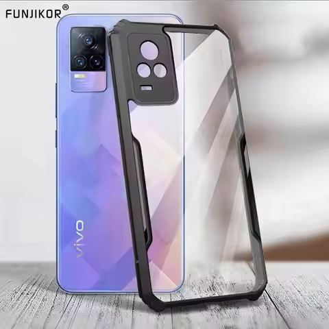 Shockproof Case For VIVO Y21 Y52 Y72 5G V21 V21E Y11S Y21S Y33S Y12 Y17 Y21 Y50 Y30 Soft TPU Cover