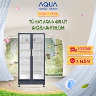 {SẢN PHẨM MỚI 2025] Tủ mát AQUA 625 lít AQS-AF760H - Làm lạnh 360 độ - 5 ngăn mát - Freeship