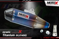 ท่อKLX-DTK140L/GKLX150L/BF  Megabomb full Titanium คอท่อ+ปลายท่อ(สินค้าพร้อมส่ง ส่งฟรี)