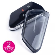 2x Black Car Key Fob Cover Case Holder For Volkswagen Golf MK8 ID.4 2022-2024
