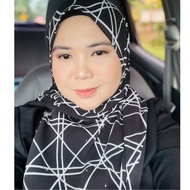Bawal Pleated Crush Tiga Segi Fabulous less iron
