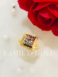 Family Gold 916 Biscuit Cincin R050 / 916 Biscuit Ring R050