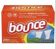 Bounce Dryer Sheets  240張 乾衣機衣物柔順紙 乾衣紙