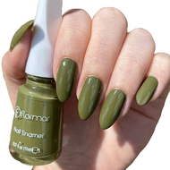 454-KUTEK FLORMAR army glam TURKI TIDAK WUDHU FRIENDLY ISI 11 ML KUTEK WARNA HIJAU CANTIK TERMURAH C