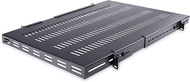 StarTech.com 1U 4-Post Adjustable Vented Server Rack Mount Shelf - 330lbs(150 kg) - 19.5 to 38in Adj