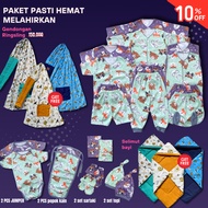 [FREE RINGSLING CARRIER & HOODIE BLANKET] Exclusive Newborn Printing Suit Ibun Mall X Hanna Brillian