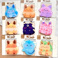 Pokemon Eevee fan merch phone grip & keychain l eevee jolteon glaceon vapoean leafeon espeon syleon 