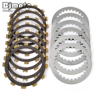Clutch Friction Disc Plates For Yamaha YFM350ER Moto-4 YFM350X Warrior 350 YFM400 YFM400FW Kodiak 40
