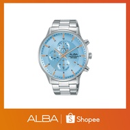 ALBA Philippines Blue Dial Stainless Steel Straph AM3763X1 Chronograph Men's Watch 44mm