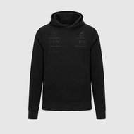 Mercedes AMG Petronas F1 2023 Stealth Logo Hoodie 平治一級方程式 全黑連帽外套 Lewis Hamilton George Russell