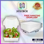 Cake box/ivory lunch box/lunch box/multipurpose box/Size 18x18x7.5/B6-01