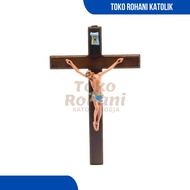 CATHOLIC HANGING CROSS 15-25 CM (KARUNIA) CATHOLIC CROSS/ CATHOLIC WALL CROSS/