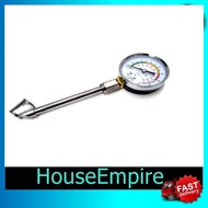 0-220PSI Twin Connector Tire Pressure Gauge Tekanan Angin Tayar Kereta High Precision Dial Meter for