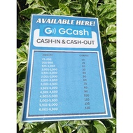 Laminated GCash Rate