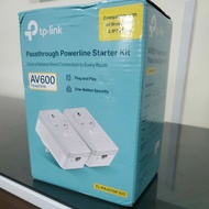 TP LINK AV 600 PASSTHROUGH POWERLINE STARTER KIT