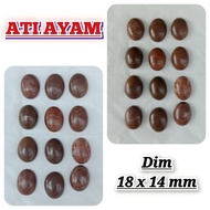 MATA Gems Chicken Liver Ring Eyes.11