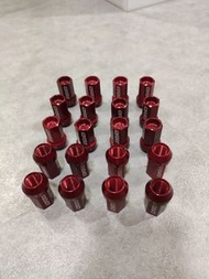 Hiace300車鈴螺絲 red rays duralumin lug nut