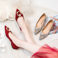 Size 34-44 Women's Plus Size Flat Shoes Shallow Mouth Summer Women's Shoes Bridesmaid Shoes Wedding 