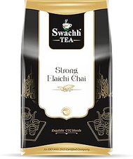 Swachh Strong Elaichi Tea (Cardamom) - Premium Desi Chai Patti for Authentic Masala Flavour | Immuni