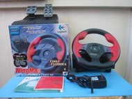 羅技 力回饋天駒二代 FORCE 方向盤附盒裝 PS2 PS3 PC 都可使用