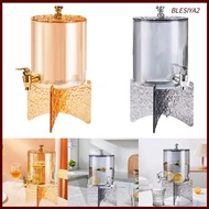 [Blesiya2] Beverage Dispenser Glass Drink Dispenser with Stand for Drink Juice Beverage
