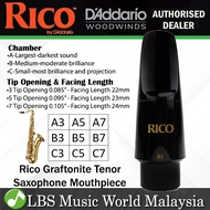 Rico Graftonite Tenor Saxophone Mouthpiece Polycarbonate Mouth Piece - A3 A5 A7 B3 B5 B7 C3 C5 C7