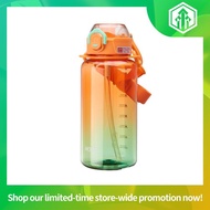 Eplas 650ML/1000ML BPA Free ModernTritan Water Bottle Tumbler Gradient Botol Air with Straw