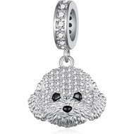 TYSO Poodle Charms 925 Sterling Silver Poodle Gifts Pesona Anjing Comel untuk Gelang Hadiah Perhiasa