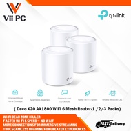 TP-LINK Deco X20 AX1800 Dual Band Gigabit OFDMA MU-MIMO WiFi 6 Mesh Router (Whole Home Mesh WiFi 6 S