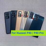 For Huawei P40 P40 Pro Back cover ELS-NX9 ELS-N04 ELS-AN00 ELS-TN00 Back Door Housing Battery Cover