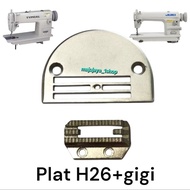MESIN H26 Plate + Gear (1 set) Industrial Highspeed Sewing Machine Juki/ Typical Mesin Jahit