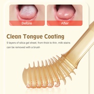 3 in 1 Silicone Baby Toothbrush Set 0-18M Toddler Teeth Brush Tongue Brush Cleaner Infant