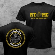 แขนสั้นผู้ชาย t-shirt เสื้อยืดพรีเมี่ยมThailand RTMC Royal Thai Marine Corps Navy Military Army T-sh