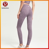Lululemon New Yoga Sports Pants Women's Snowflake Fabric Fitness Running leggings YK093