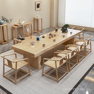 Coffee Table Office Tea Tray Table Chair Zen Tea Table Solid Wood Tea Table Living Room Integrated L