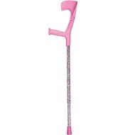 [USA]_Folding Crutch - Folding Funkrutch Light Pink - Colourful Forearm Crutches Pink - Crutches for